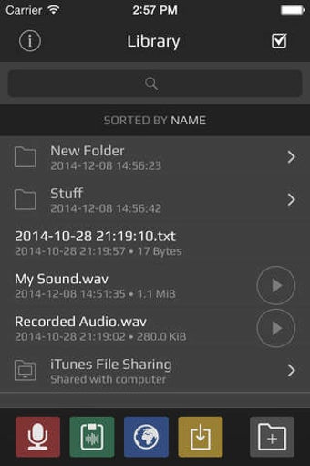 Image 0 for AudioShare - audio docume…