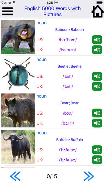 Image 1 for English 5000 Words with P…