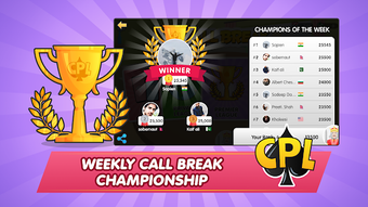 Image 0 for Call Break Premier League…