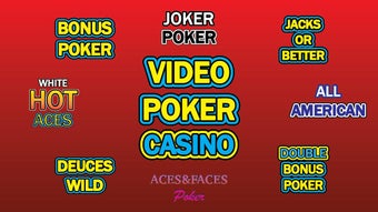 Imagen 1 para Video Poker Casino Games