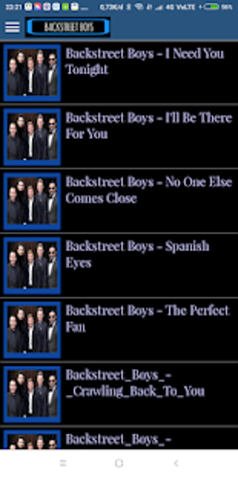 Imagen 0 para Backstreet Boys All Songs…