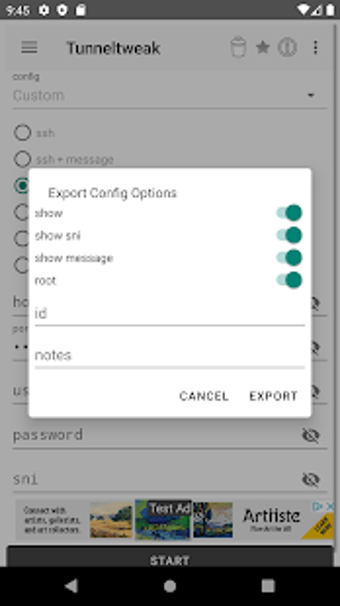 Image 2 for Tunneltweak - Free SSH/Pr…