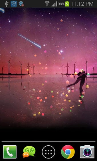 Imagen 1 para Meteors Free Live Wallpap…