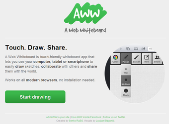 Image 0 for A Web Whiteboard