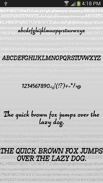 Image 2 for Hand fonts for FlipFont  …