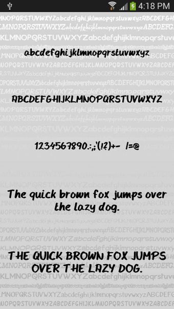 Image 0 for Hand fonts for FlipFont  …