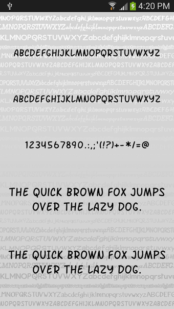 Image 5 for Hand fonts for FlipFont  …