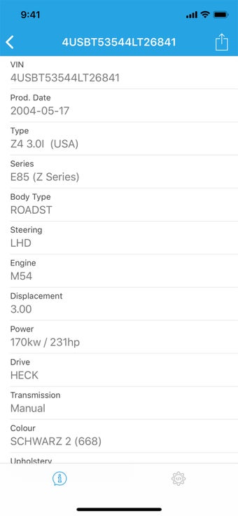Image 1 for VIN decoder for BMW