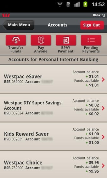 Imagen 1 para Westpac Mobile Banking