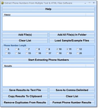 Image 0 for Extract Phone Numbers Fro…