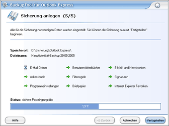 Image 2 for BackupTool for Outlook Ex…