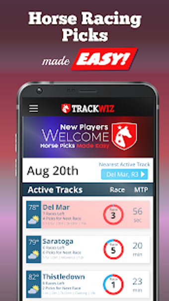 Image 0 for TrackWiz - Horse Racing T…