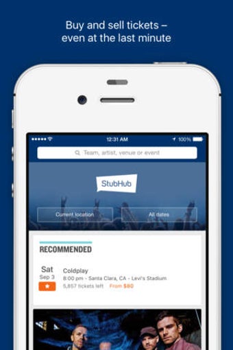 Imagen 0 para StubHub - Tickets to Spor…