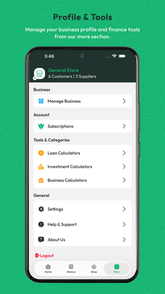 Imagen 0 para Khata Tracker Business Le…