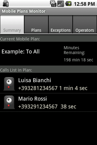 Imagen 1 para Mobile Plans Monitor Demo