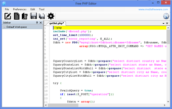 Image 0 for Free PHP Editor