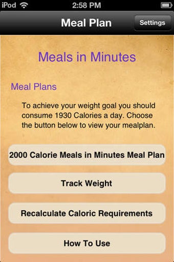Image 0 for Meal Plans - Meals in Min…