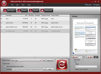Imagen 0 para 4Videosoft PDF to JPEG Co…