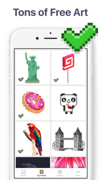 Image 0 for Pixel Art - Color by Numb…