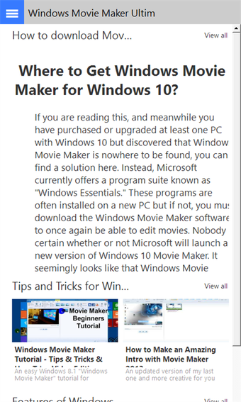 Imagen 0 para Windows Movie Maker Ultim…