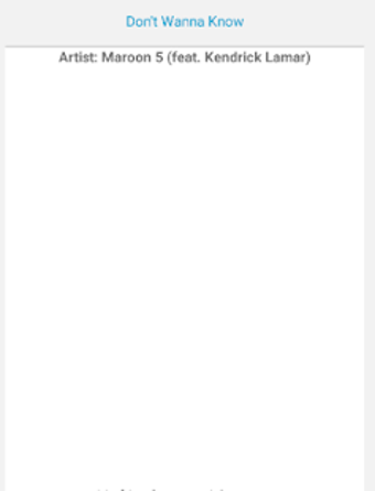 Image 0 for Don't Wanna Know Lyrics
