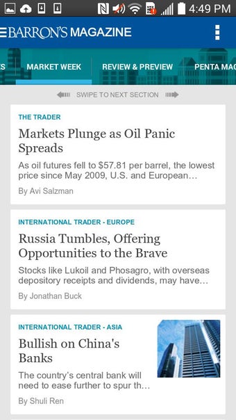 Image 1 for Barron's