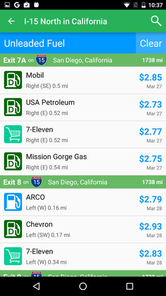 Imagen 7 para iExit Interstate Exit Gui…