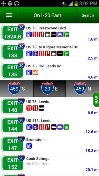 Imagen 6 para iExit Interstate Exit Gui…