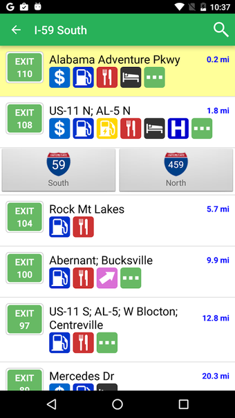 Imagen 5 para iExit Interstate Exit Gui…