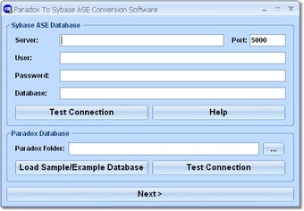 Imagen 0 para Paradox To Sybase ASE Con…