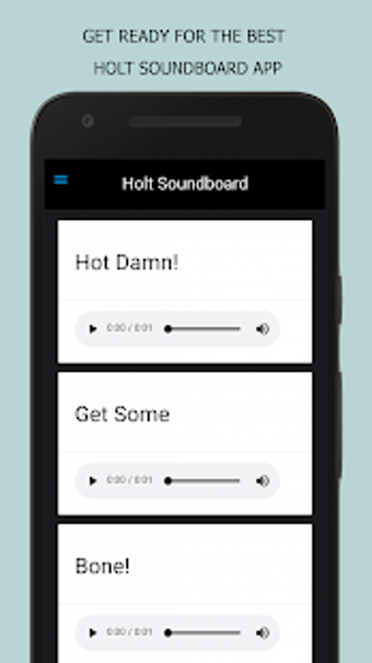 Imagen 0 para Holt Soundboard App