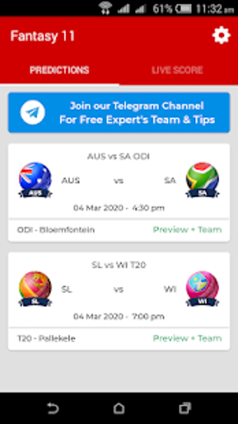 Image 0 for Dream11 Prediction - Free…