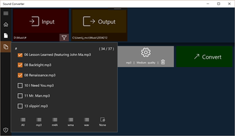Image 0 for Sound Converter for Windo…