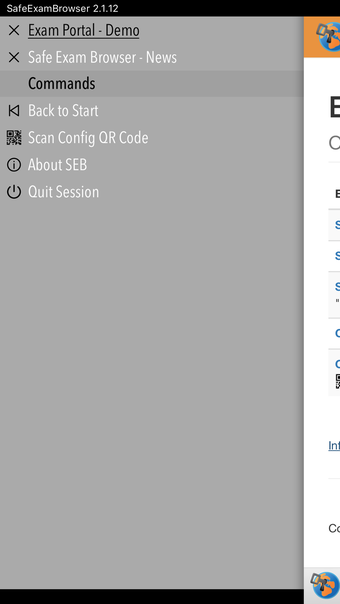 Image 3 for SafeExamBrowser