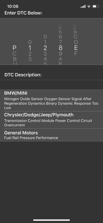 Image 0 for DTC Database: Car Diagnos…