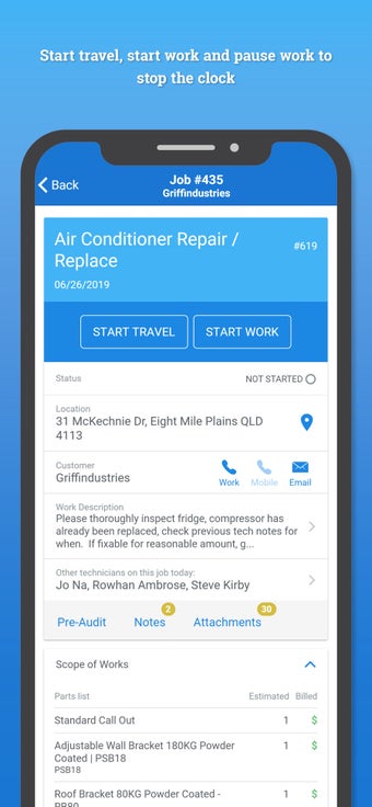 Image 1 for simPRO Mobile