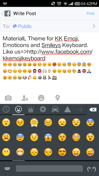 Imagen 1 para Emoji Keyboard for Androi…