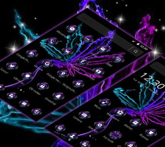 Image 1 for Violet Neon Black Weed Th…