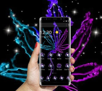 Image 0 for Violet Neon Black Weed Th…
