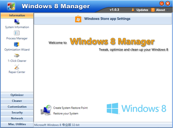 Imagen 0 para Windows 8 Manager