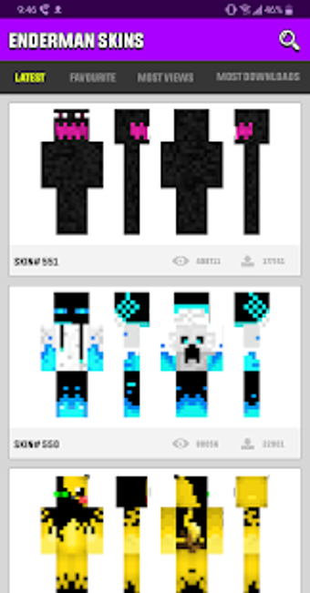 Image 0 for Enderman Skins