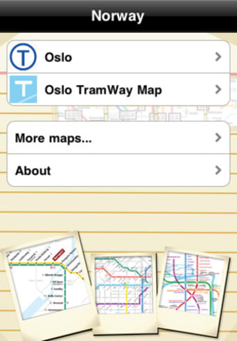 Image 0 for Norway Subway Maps (Oslo)