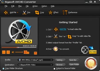 Image 0 for Bigasoft AVCHD Converter