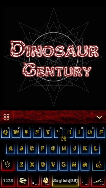 Imagen 1 para Dinosaur Kika Keyboard Th…