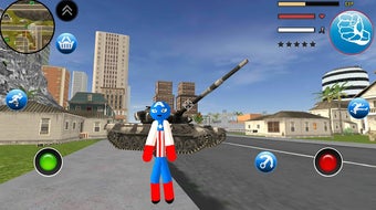 Imagen 1 para Stickman Capitaine americ…