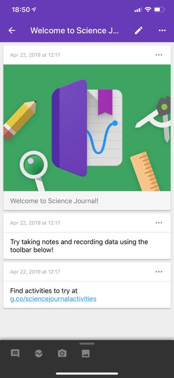 Imagen 1 para Science Journal by Google