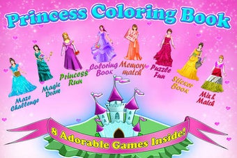 Image 0 for Princess Coloring Book - …