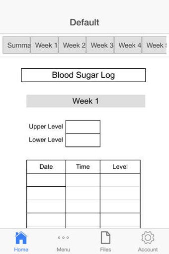 Image 0 for Blood Sugar Log