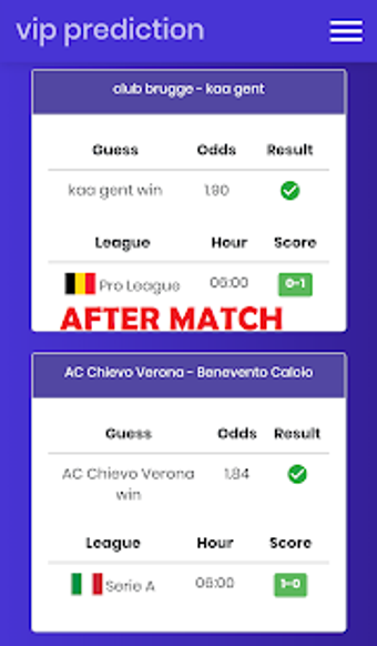 Imagen 1 para VIP Prediction - Football…