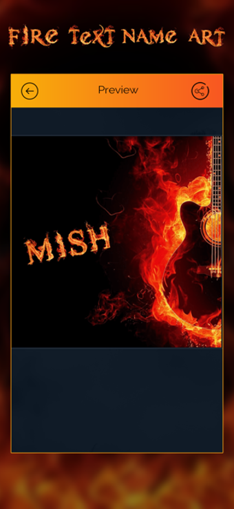 Image 0 for Fire Text Name Art